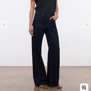 STAUD Gus Wide-Leg Jeans - Indigo